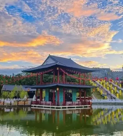 Asia Heritage Pekanbaru, an Asian-themed tourist destination equipped with interesting rides