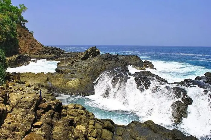 Wediombo Beach, an Exotic Beach with Exotic Coral Cliffs in Gunung Kidul
